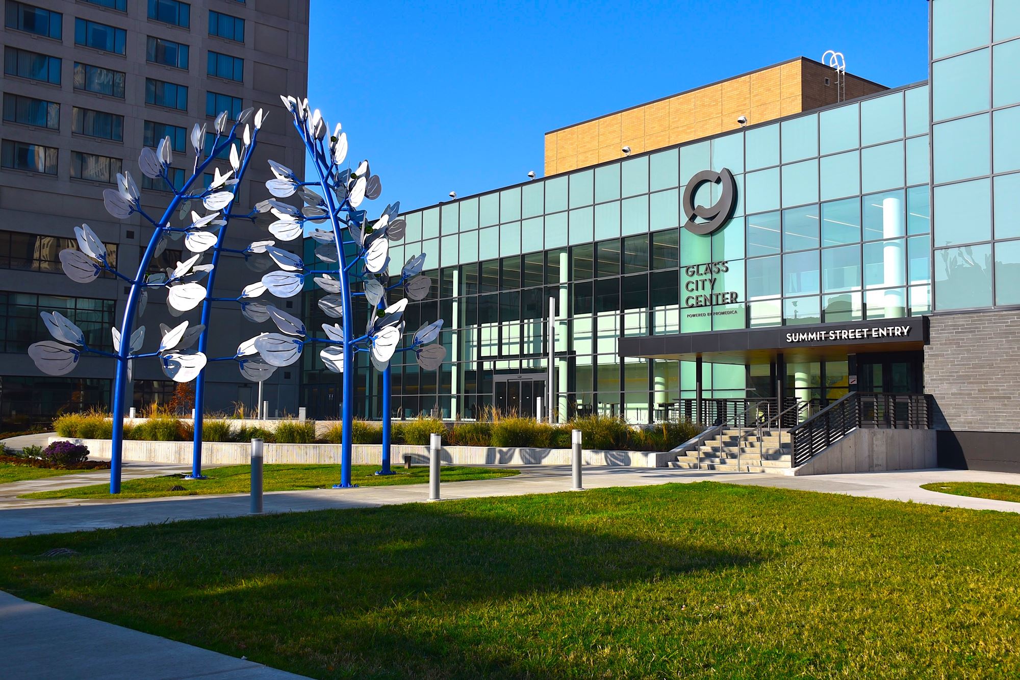 Glass City Center in downtown Toledo